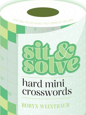Sit a Solve Hard Mini Crosswords
