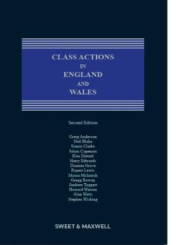 Class Actions in England a Wales