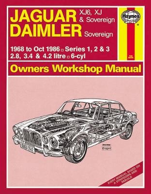 Jaguar XJ6, XJ a Sovereign; Daimler Sovereign (68 - Oct 86) Haynes Repair Manual
