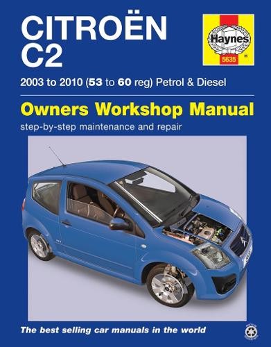 Citroen C2 Petrol a Diesel (03 - 10) Haynes Repair Manual