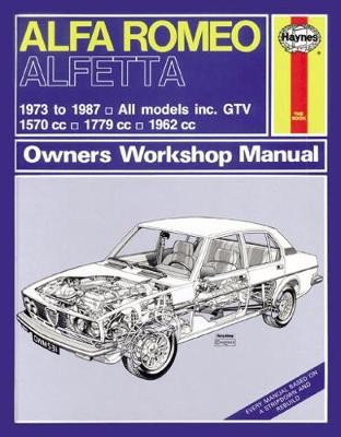 Alfa Romeo Alfetta (1973 - 1987) Haynes Repair Manual