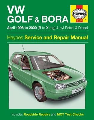 VW Golf a Bora Petrol a Diesel (April 98 - 00) Haynes Repair Manual