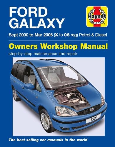Ford Galaxy Petrol a Diesel (00 - 06) Haynes Repair Manual