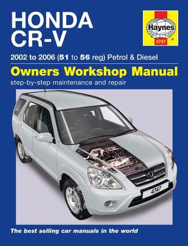 Honda CR-V Petrol a Diesel (02 - 06) Haynes Repair Manual