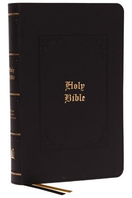 KJV, Personal Size Large Print Reference Bible, Vintage Series, Black Leathersoft, Red Letter, Thumb Indexed, Comfort Print