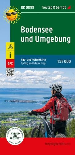 Lake Constance and surroundings, bike and leisure map 1:75,000, freytag a berndt, RK 0099