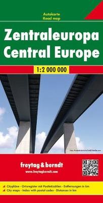 Central Europe Road Map 1:2 000 000