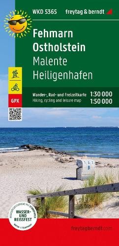 Fehmarn - Ostholstein, hiking, cycling and leisure map 1:30,000, freytag a berndt, WKD 5365