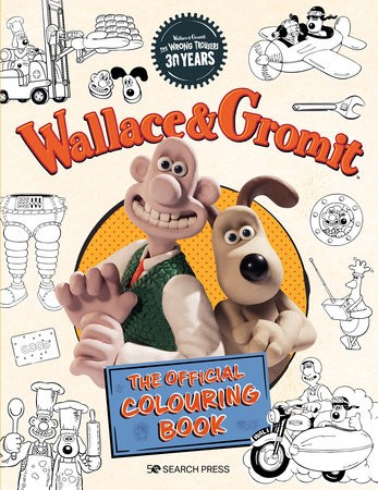 Wallace a Gromit: The Official Colouring Book