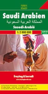 Saudi Arabia Road Map 1:2 000 000