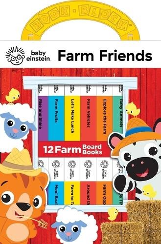 Baby Einstein Farm Friends 12 Board Books My First Library