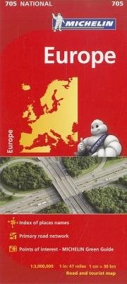 Europe - Michelin National Map 705