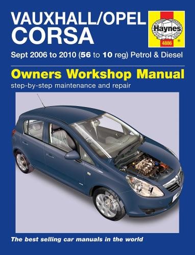 Vauxhall/Opel Corsa Petrol a Diesel (Sept 06 - 10) Haynes Repair Manual