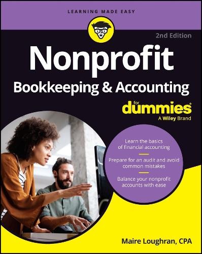 Nonprofit Bookkeeping a Accounting For Dummies