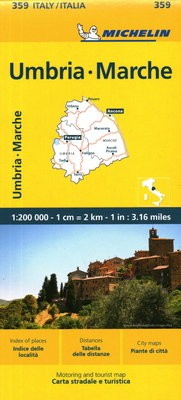Marche a Umbria - Michelin Local Map 359