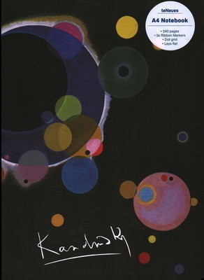 Several Circles, Vasily Kandinsky A4 Notebook