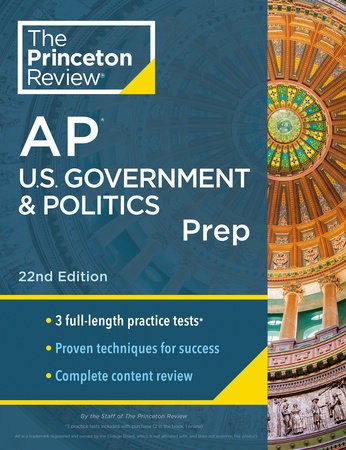 Princeton Review AP U.S. Government a Politics Prep, 2024