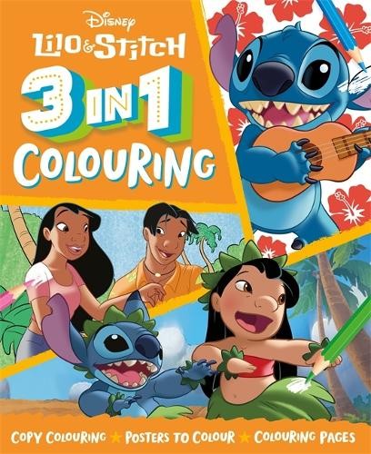 Disney Lilo a Stitch: 3 in 1 Colouring