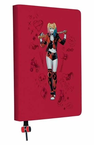 DC: Harley Quinn Journal with Ribbon Charm