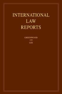 International Law Reports: Volume 175