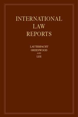 International Law Reports: Volume 157