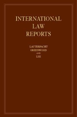 International Law Reports: Volume 168