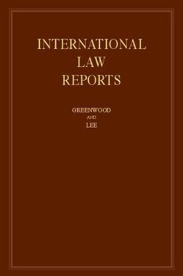 International Law Reports: Volume 171