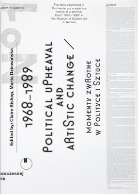 1968-1989. Political Upheaval and Artistic Change