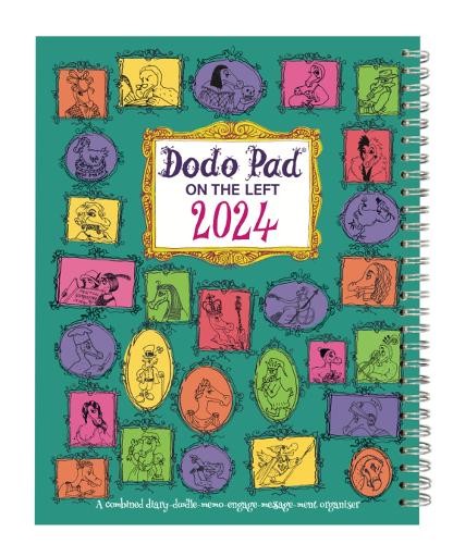 Dodo Pad ON THE LEFT Desk Diary 2024 - Week to View, Calendar Year Diary