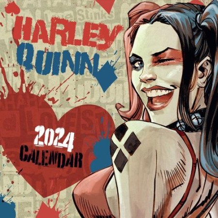 Harley Quinn 2024 Square Wall Calendar