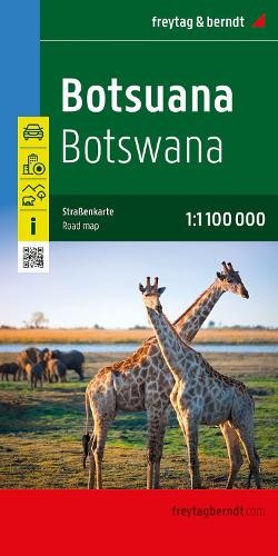 Botswana, road map 1:1,100,000