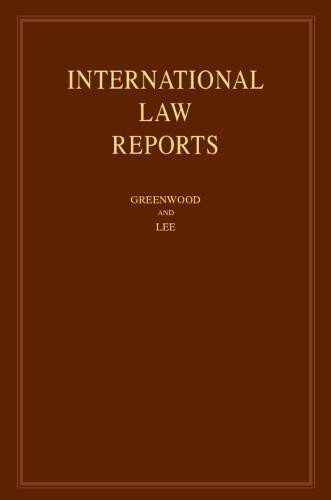 International Law Reports: Volume 203