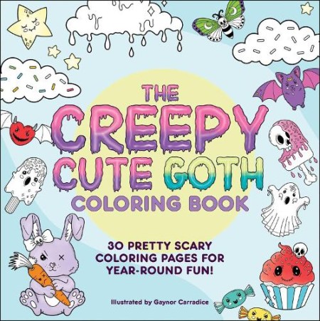 Creepy Cute Goth Coloring Book
