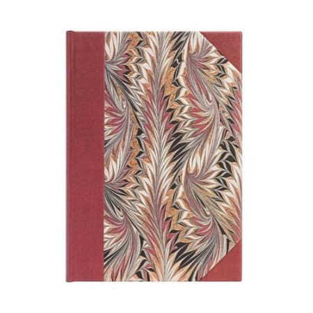 Rubedo (Cockerell Marbled Paper) Midi Lined Hardcover Journal