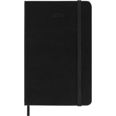 Moleskine 2024 12-Month Weekly Vertical Pocket Hardcover Notebook
