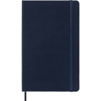 Moleskine 2024 12-Month Daily Large Hardcover Notebook