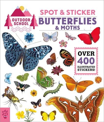 Outdoor School: Spot a Sticker Butterflies a Moths