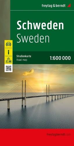 Sweden, road map 1:600,000, freytag a berndt