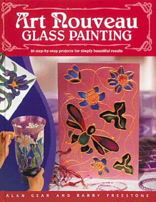 Art Nouveau Glass Painting