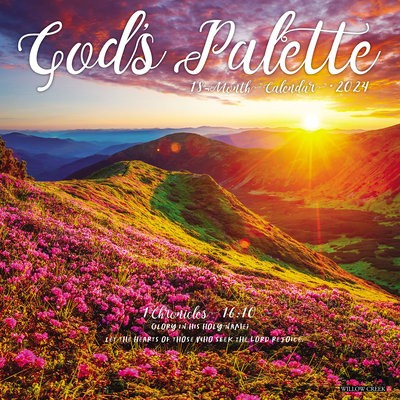 God's Palette 2024 12 X 12 Wall Calendar