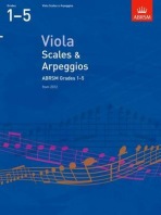 Viola Scales a Arpeggios, ABRSM Grades 1-5