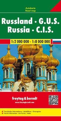 Russia - CIS Road Map 1:2 000 000 - 1:8 000 000