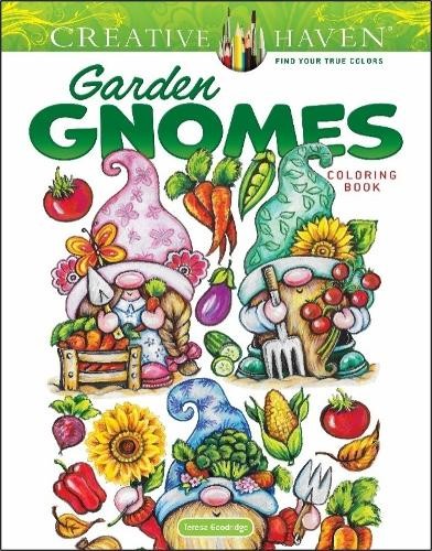 Creative Haven Garden Gnomes Coloring Book