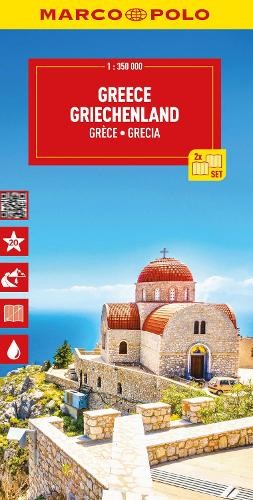 Greece a Islands Marco Polo Map