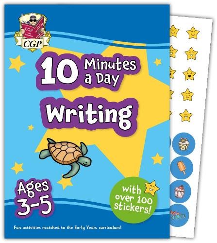 New 10 Minutes a Day Writing for Ages 3-5 (with reward stickers)