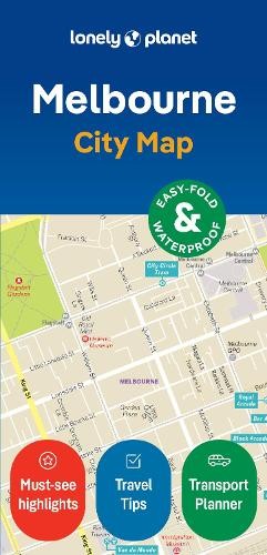 Lonely Planet Melbourne City Map