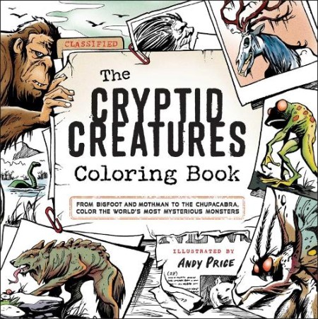 Cryptid Creatures Coloring Book