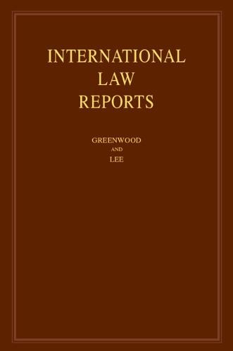 International Law Reports: Volume 190