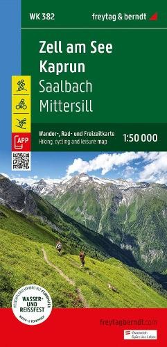 Zell am See - Kaprun Hiking, Cycling and Leisure Map