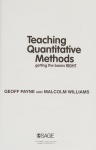 Teaching Quantitative Methods
